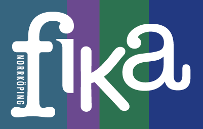 An image depicting the logo. It contains the words Fika i Knäppingsborg.